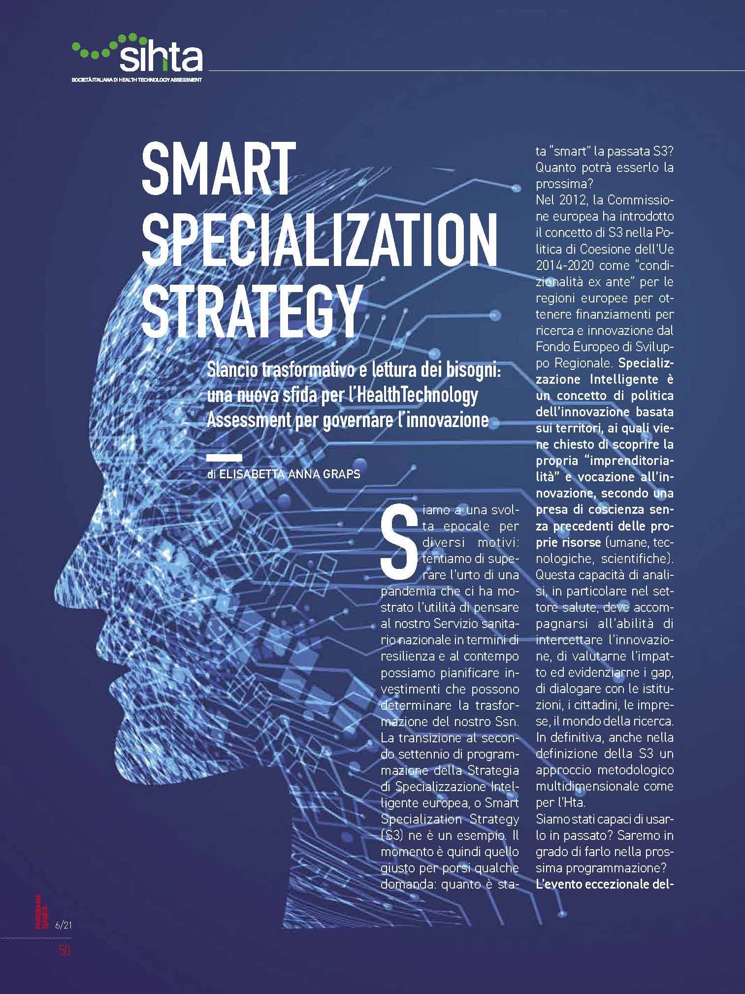 Smart Specialization Strategy - Panorama della Sanità 6-2021